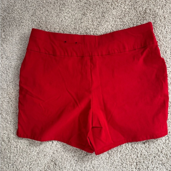 INC International Concepts High Waist Red Shorts - Picture 2 of 6